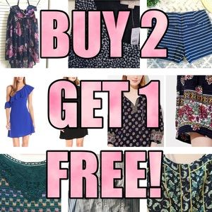 ✨Buy 2 get 1 FREE!✨Whole closet sale!